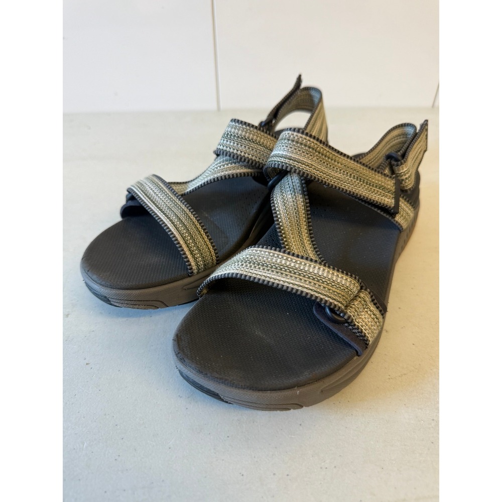 Dansko Kandi Sage Green Grey Strappy Comfort Sandals Womens 37